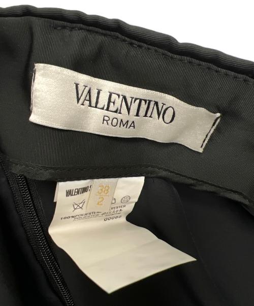 VALENTINO（ヴァレンティノ）VALENTINO (ヴァレンティノ) ミディスカート ブラック サイズ:３８の古着・服飾アイテム