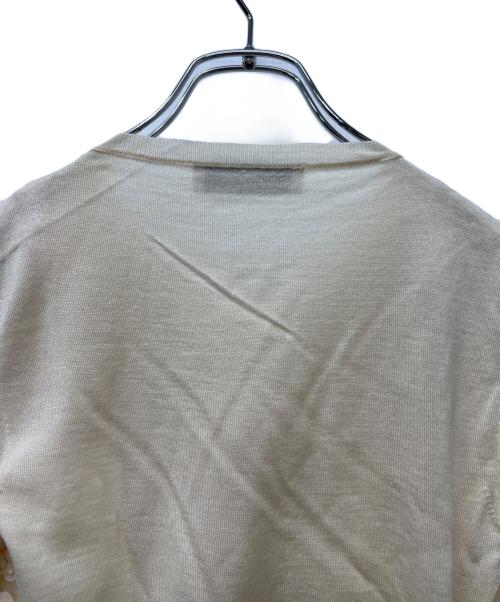 VALENTINO（ヴァレンティノ）VALENTINO (ヴァレンティノ) 薄手カーディガン ベージュ サイズ:Ｓの古着・服飾アイテム