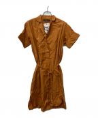 LORO PIANAロロピアーナ）の古着「半袖ワンピース」｜オレンジ