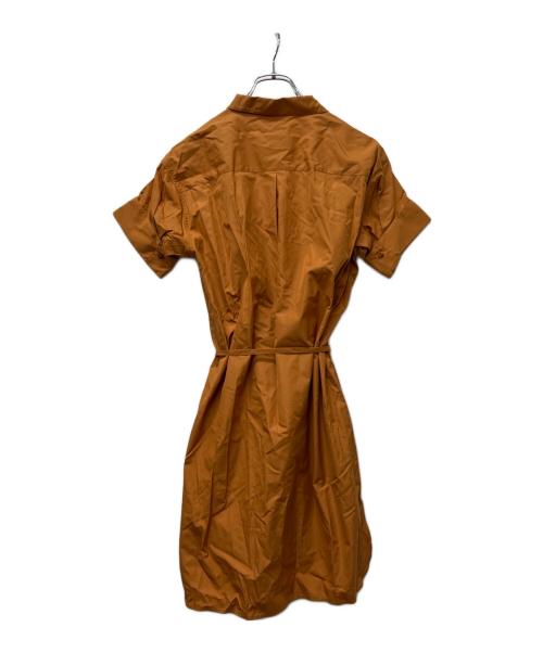 LORO PIANA（ロロピアーナ）LORO PIANA (ロロピアーナ) 半袖ワンピース オレンジ サイズ:３８の古着・服飾アイテム