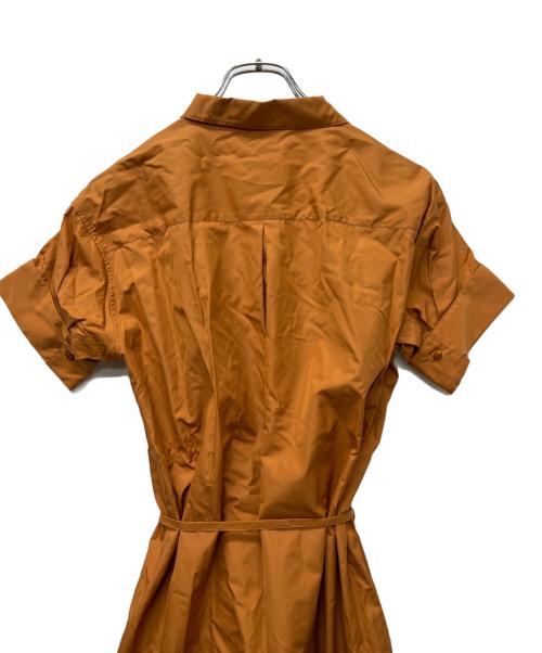 LORO PIANA（ロロピアーナ）LORO PIANA (ロロピアーナ) 半袖ワンピース オレンジ サイズ:３８の古着・服飾アイテム