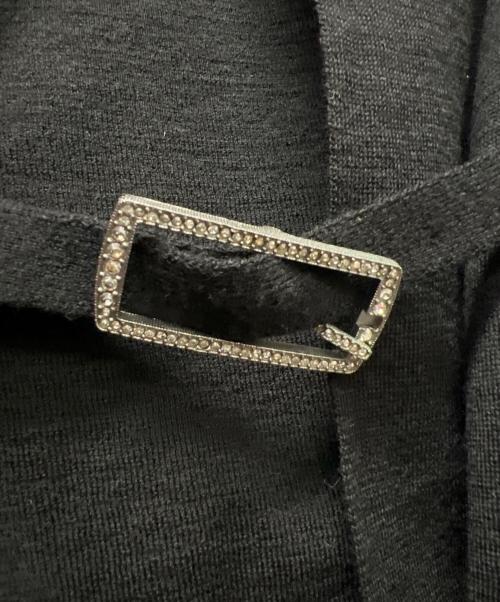 VALENTINO（ヴァレンティノ）VALENTINO (ヴァレンティノ) ニットカーディガン ブラック サイズ:Ｓの古着・服飾アイテム