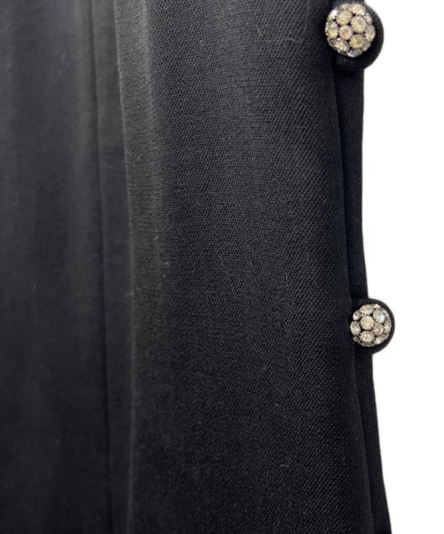 VALENTINO（ヴァレンティノ）VALENTINO (ヴァレンティノ) ノースリーブ・キャミソールワンピース ブラック サイズ:３８の古着・服飾アイテム