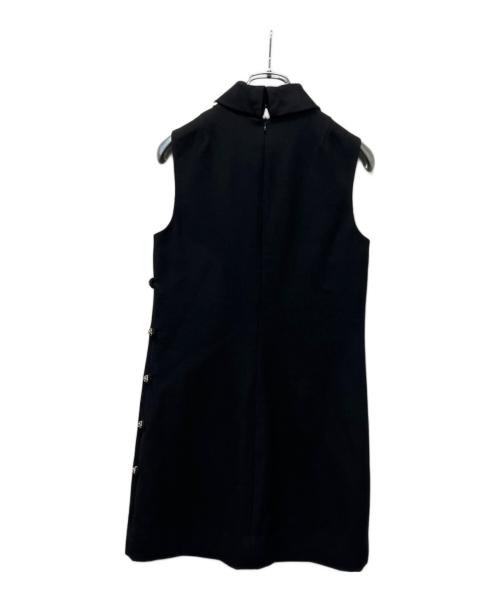 VALENTINO（ヴァレンティノ）VALENTINO (ヴァレンティノ) ノースリーブ・キャミソールワンピース ブラック サイズ:３８の古着・服飾アイテム