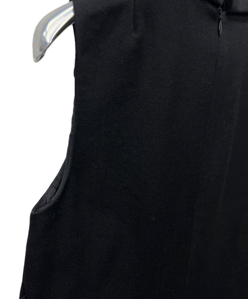 VALENTINO（ヴァレンティノ）VALENTINO (ヴァレンティノ) ノースリーブ・キャミソールワンピース ブラック サイズ:３８の古着・服飾アイテム