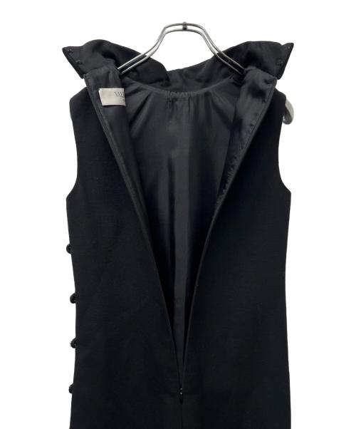 VALENTINO（ヴァレンティノ）VALENTINO (ヴァレンティノ) ノースリーブ・キャミソールワンピース ブラック サイズ:３８の古着・服飾アイテム