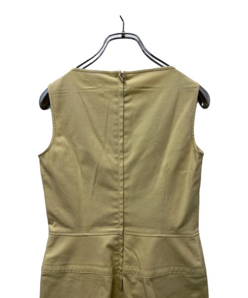 RED VALENTINO（レッドヴァレンティノ）RED VALENTINO (レッドヴァレンティノ) ノースリーブワンピース ベージュ サイズ:３８の古着・服飾アイテム