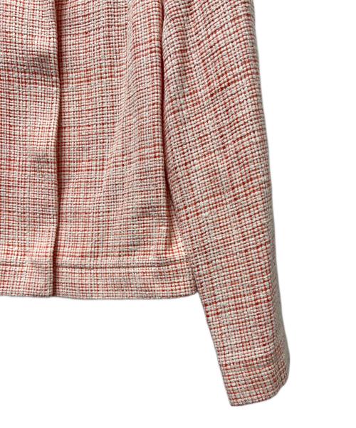 FENDI（フェンディ）FENDI (フェンディ) ツイードセットアップ オレンジ×ホワイト サイズ:３６の古着・服飾アイテム