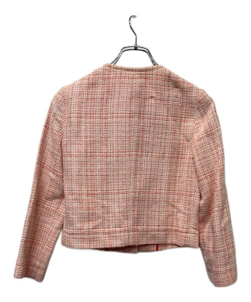 FENDI（フェンディ）FENDI (フェンディ) ツイードセットアップ オレンジ×ホワイト サイズ:３６の古着・服飾アイテム