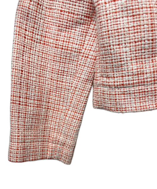 FENDI（フェンディ）FENDI (フェンディ) ツイードセットアップ オレンジ×ホワイト サイズ:３６の古着・服飾アイテム