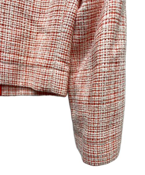FENDI（フェンディ）FENDI (フェンディ) ツイードセットアップ オレンジ×ホワイト サイズ:３６の古着・服飾アイテム