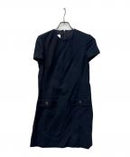 VALENTINOヴァレンティノ）の古着「半袖ワンピース」｜ネイビー