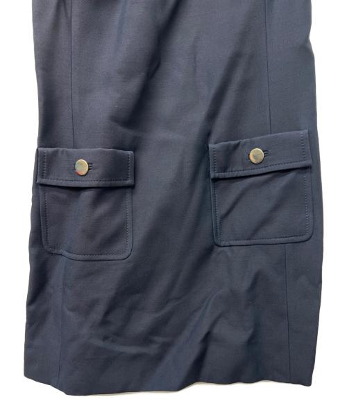 VALENTINO（ヴァレンティノ）VALENTINO (ヴァレンティノ) 半袖ワンピース ネイビー サイズ:３８の古着・服飾アイテム