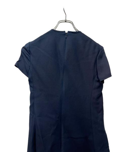 VALENTINO（ヴァレンティノ）VALENTINO (ヴァレンティノ) 半袖ワンピース ネイビー サイズ:３８の古着・服飾アイテム