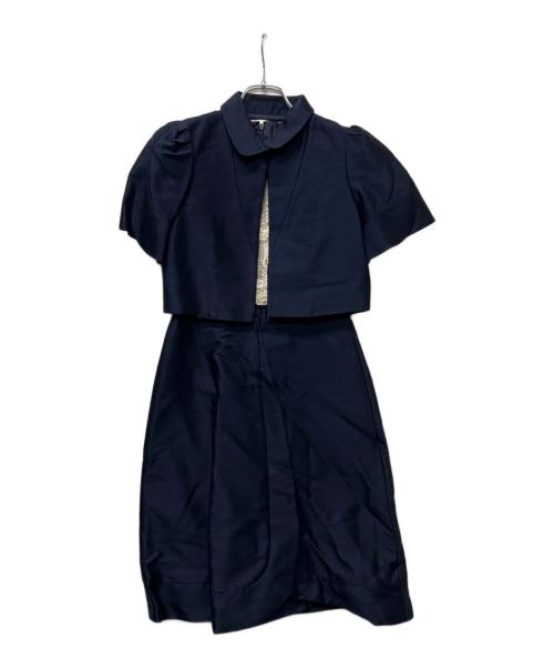 VALENTINO（ヴァレンティノ）VALENTINO (ヴァレンティノ) セットアップワンピース ネイビー サイズ:38の古着・服飾アイテム