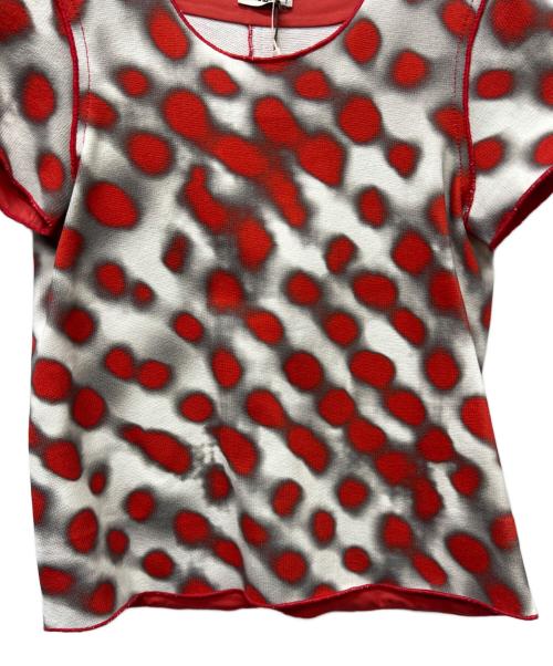 BALLY（バリー）BALLY (バリー) 半袖カットソー レッド×ホワイト サイズ:３２の古着・服飾アイテム