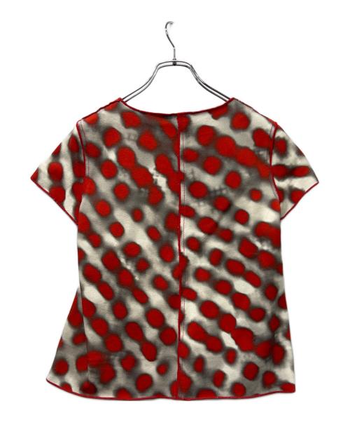 BALLY（バリー）BALLY (バリー) 半袖カットソー レッド×ホワイト サイズ:３２の古着・服飾アイテム