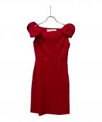 VALENTINOヴァレンティノ）の古着「ノースリーブワンピース」｜レッド
