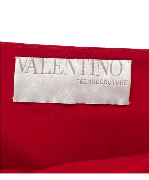 VALENTINO（ヴァレンティノ）VALENTINO (ヴァレンティノ) ノースリーブワンピース レッド サイズ:３８の古着・服飾アイテム
