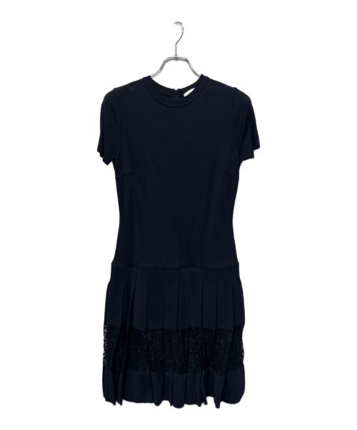 VALENTINO（ヴァレンティノ）VALENTINO (ヴァレンティノ) ニットワンピース ネイビー サイズ:Ｓの古着・服飾アイテム