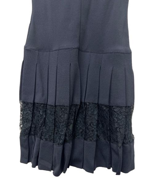 VALENTINO（ヴァレンティノ）VALENTINO (ヴァレンティノ) ニットワンピース ネイビー サイズ:Ｓの古着・服飾アイテム