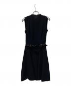 RALPH LAURENラルフローレン）の古着「ノースリーブ・キャミソールワンピース」｜ブラック