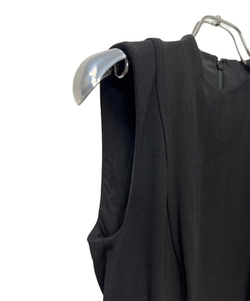 RALPH LAUREN（ラルフローレン）RALPH LAUREN (ラルフローレン) ノースリーブ・キャミソールワンピース ブラック サイズ:０の古着・服飾アイテム