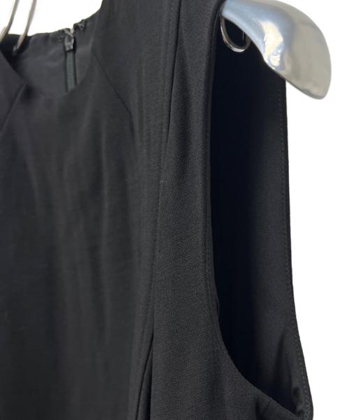 RALPH LAUREN（ラルフローレン）RALPH LAUREN (ラルフローレン) ノースリーブ・キャミソールワンピース ブラック サイズ:０の古着・服飾アイテム