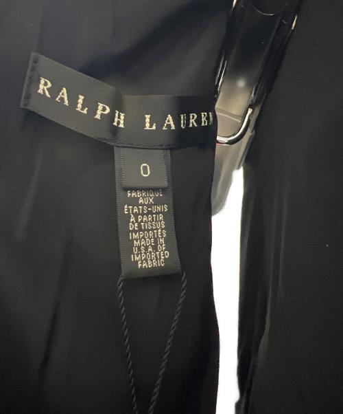 RALPH LAUREN（ラルフローレン）RALPH LAUREN (ラルフローレン) ノースリーブ・キャミソールワンピース ブラック サイズ:０の古着・服飾アイテム