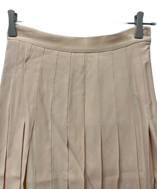 VALENTINO（ヴァレンティノ）VALENTINO (ヴァレンティノ) ミディスカート ベージュ サイズ:38の古着・服飾アイテム