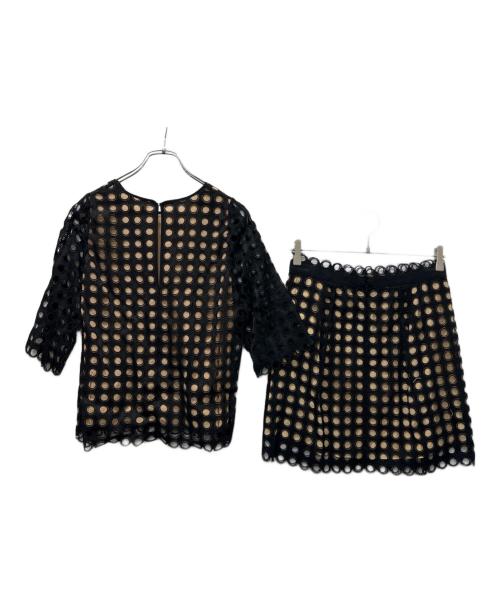 Chloe（クロエ）Chloe (クロエ) セットアップ ブラック×ベージュ サイズ:３６の古着・服飾アイテム