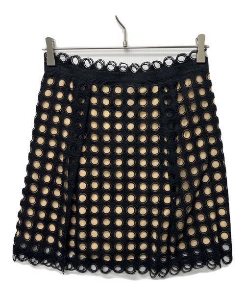 Chloe（クロエ）Chloe (クロエ) セットアップ ブラック×ベージュ サイズ:３６の古着・服飾アイテム