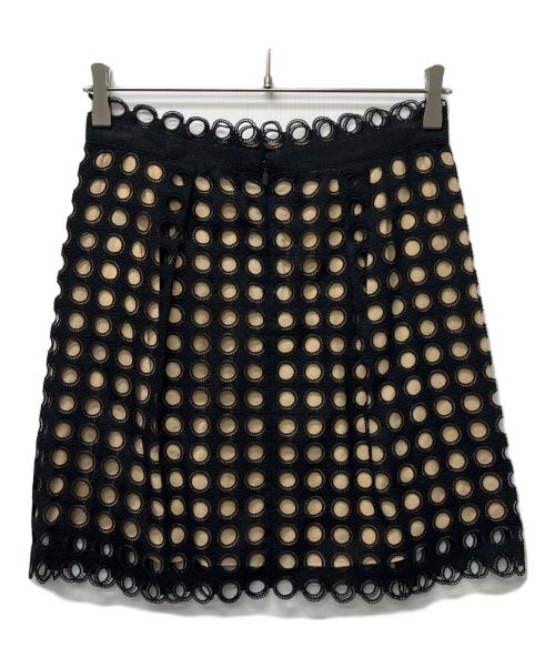 Chloe（クロエ）Chloe (クロエ) セットアップ ブラック×ベージュ サイズ:３６の古着・服飾アイテム