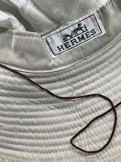 HERMES（エルメス）HERMES (エルメス) ハット ベージュの古着・服飾アイテム