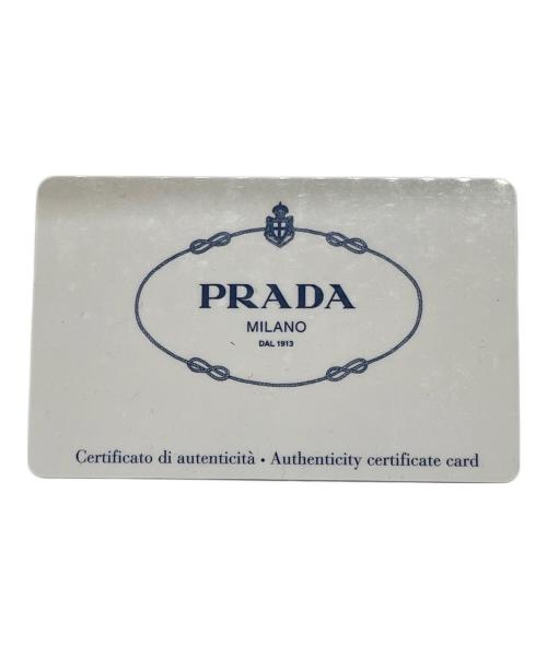 PRADA（プラダ）PRADA (プラダ) ナイロンショルダーバッグ ブラックの古着・服飾アイテム