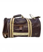 FRED PERRYフレッドペリー）の古着「バレルバッグ」｜ブラウン