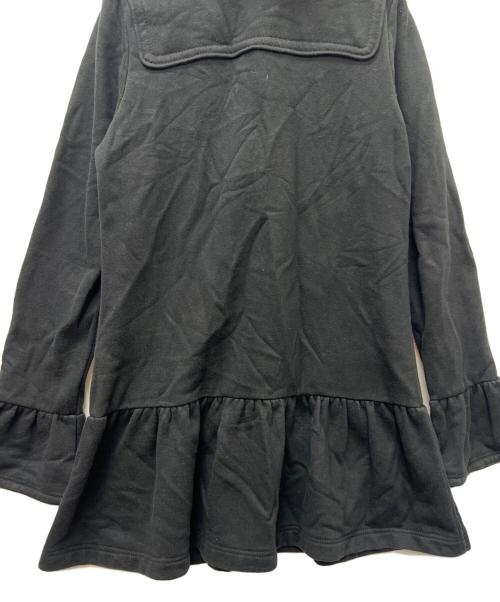 BLUE LABEL CRESTBRIDGE（ブルーレーベルクレストブリッジ）BLUE LABEL CRESTBRIDGE (ブルーレーベルクレストブリッジ) ジップパーカーワンピース ブラック サイズ:３８の古着・服飾アイテム