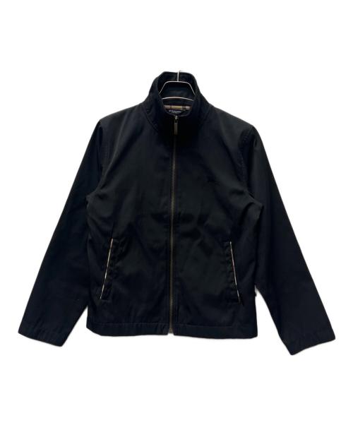 BURBERRY LONDON（バーバリーロンドン）BURBERRY LONDON (バーバリーロンドン) ジップアップジャケット ブラック サイズ:Ｍの古着・服飾アイテム