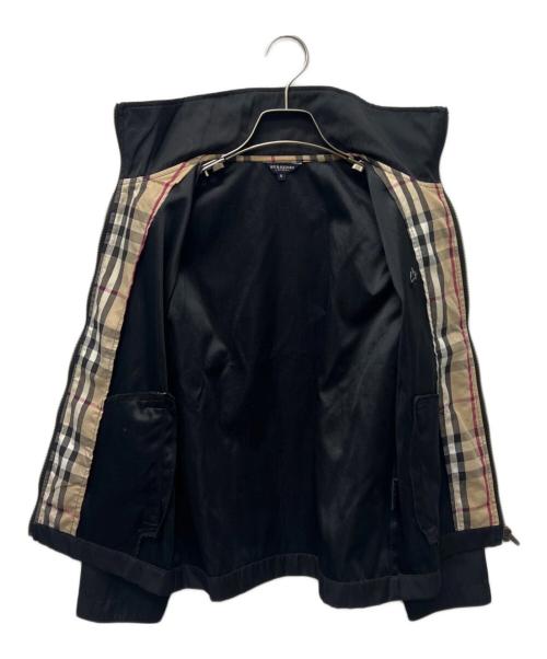 BURBERRY LONDON（バーバリーロンドン）BURBERRY LONDON (バーバリーロンドン) ジップアップジャケット ブラック サイズ:Ｍの古着・服飾アイテム