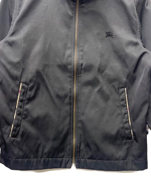 BURBERRY LONDON（バーバリーロンドン）BURBERRY LONDON (バーバリーロンドン) ジップアップジャケット ブラック サイズ:Ｍの古着・服飾アイテム