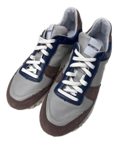 NOVESTA（ノベスタ）NOVESTA (ノベスタ) Drawer (ドゥロワー) MARATHON LEATHER TRAIL ブラウン×グレー サイズ:EU 36の古着・服飾アイテム