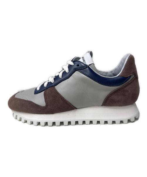 NOVESTA（ノベスタ）NOVESTA (ノベスタ) Drawer (ドゥロワー) MARATHON LEATHER TRAIL ブラウン×グレー サイズ:EU 36の古着・服飾アイテム