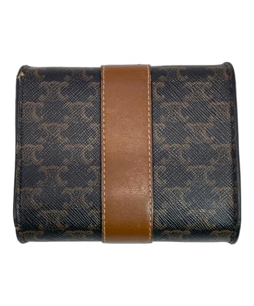 CELINE（セリーヌ）CELINE (セリーヌ) 3つ折り財布 ブラウンの古着・服飾アイテム