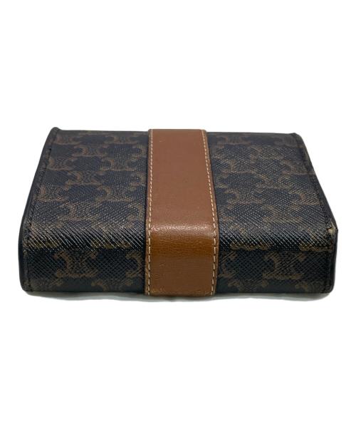 CELINE（セリーヌ）CELINE (セリーヌ) 3つ折り財布 ブラウンの古着・服飾アイテム