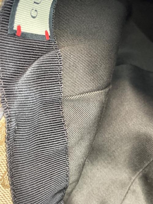 GUCCI（グッチ）GUCCI (グッチ) ベースボールキャップ ベージュ サイズ:Lの古着・服飾アイテム