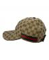 GUCCI (グッチ) ベースボールキャップ ベージュ サイズ:L：25000円