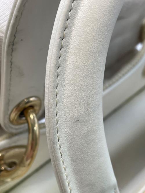 Christian Dior（クリスチャン ディオール）Christian Dior (クリスチャン ディオール) 2WAYバッグ アイボリーの古着・服飾アイテム