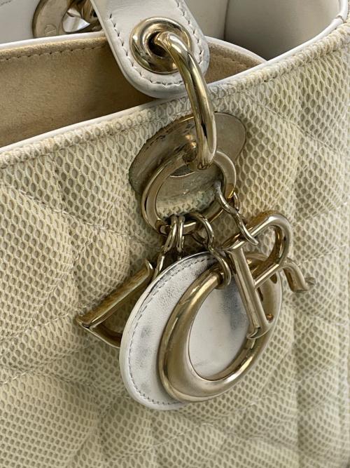 Christian Dior（クリスチャン ディオール）Christian Dior (クリスチャン ディオール) 2WAYバッグ アイボリーの古着・服飾アイテム