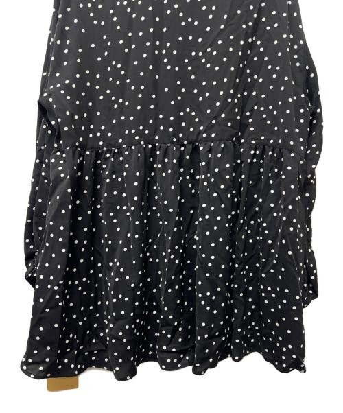 BEARDSLEY（ビアズリー）BEARDSLEY (ビアズリー) 長袖ブラウス ブラック×ホワイト サイズ:FREEの古着・服飾アイテム