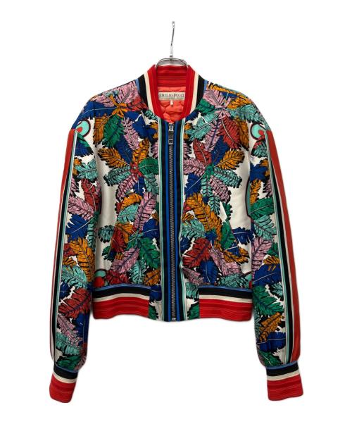 Emilio Pucci（エミリオ プッチ）Emilio Pucci (エミリオ プッチ) ボンバージャケット マルチカラー サイズ:3６の古着・服飾アイテム